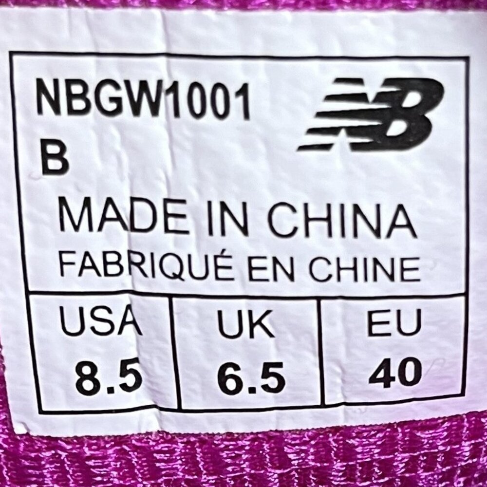 New Balance Minimus Spikeless Purple Womens US Size 8.5 NBGW1001 Golf Shoes - Picture 9 of 9